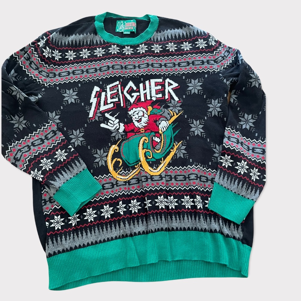 Ugly Christmas sweater xxl sleigher